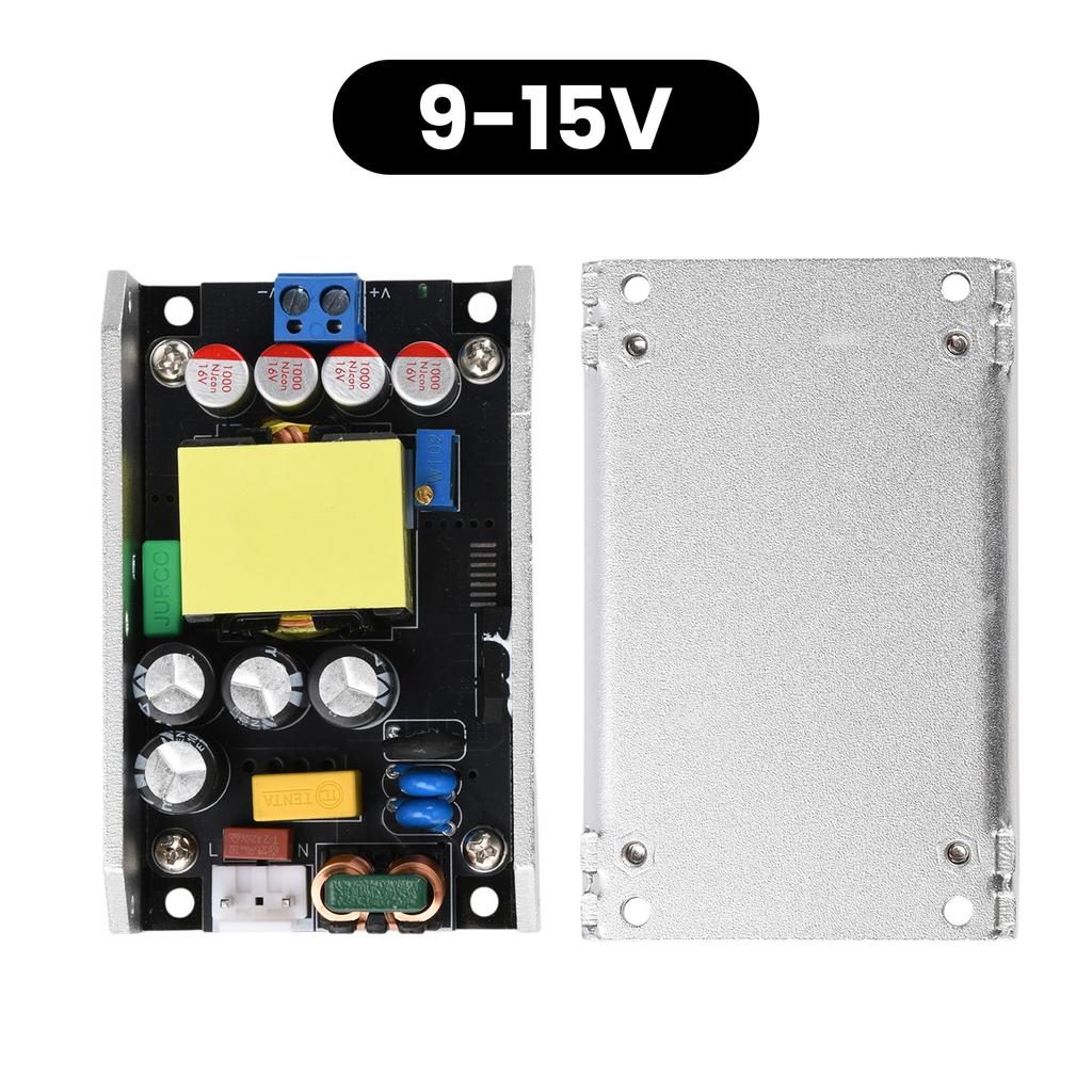 180W High-Power GaN Switching Power Supply Module AC 190-265V To DC 9-30V /9-15V Adjustable Low Ripple Step Down Board