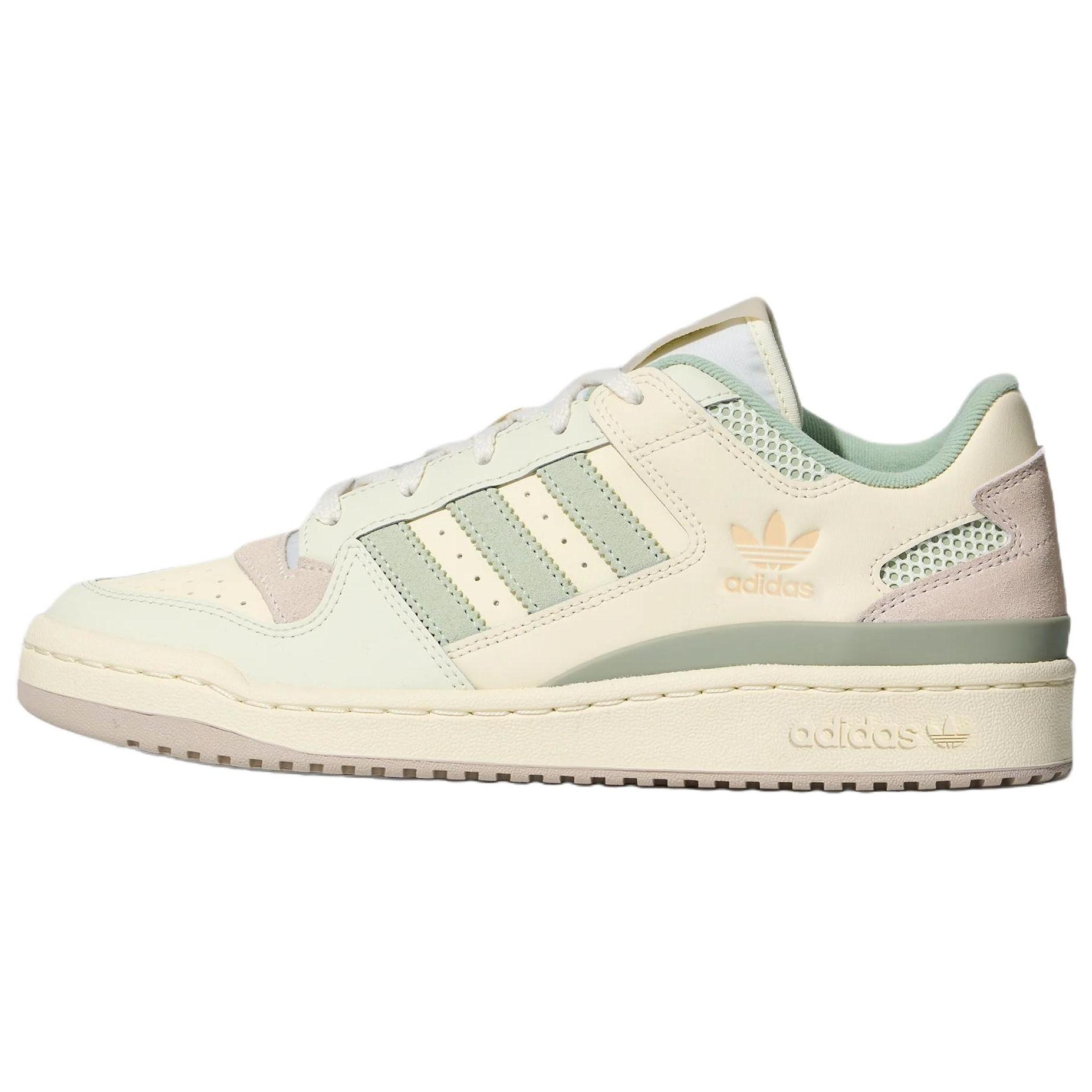 Adidas Originals FORUM CL Skateboard Shoes Unisex Low Top Ivory White LA3797 36