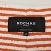 ROCHAS 24 ROPA35175A Orange x White Striped Skirt skirt 40 orange/whiteUsed