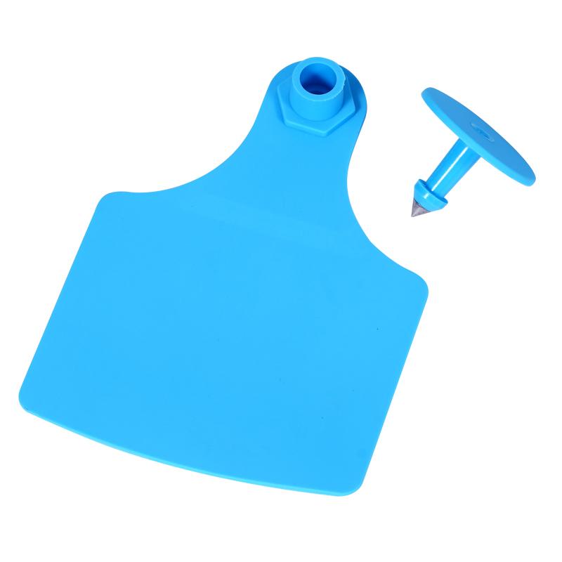 100Pcs Cow Ear Tag Large Size 105x75mm Animal Identification Card Label without Words Livestock Ear Tag Marker Signage