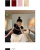 Chic Striped Knit Sweater - Women's Summer Slim Fit, Round Neck Top
