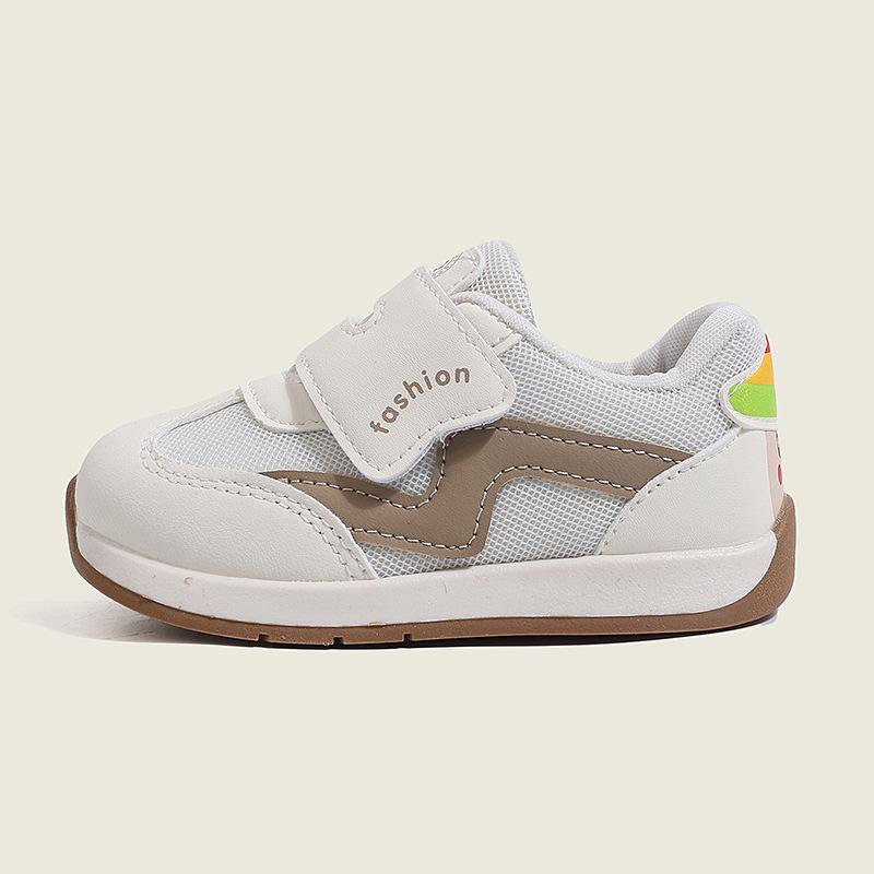 Baby Walking Shoes with Magic Tape, Soft Sole, Breathable Mesh for Spring and Autumn, Non-Slip Unisex Sneakers for Toddlers
