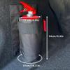 Car Fire Extinguisher Holder Bag Universal Trunk Mount Strap Pouch with Fastener Tape for Auto Truck Van SUV Organizer