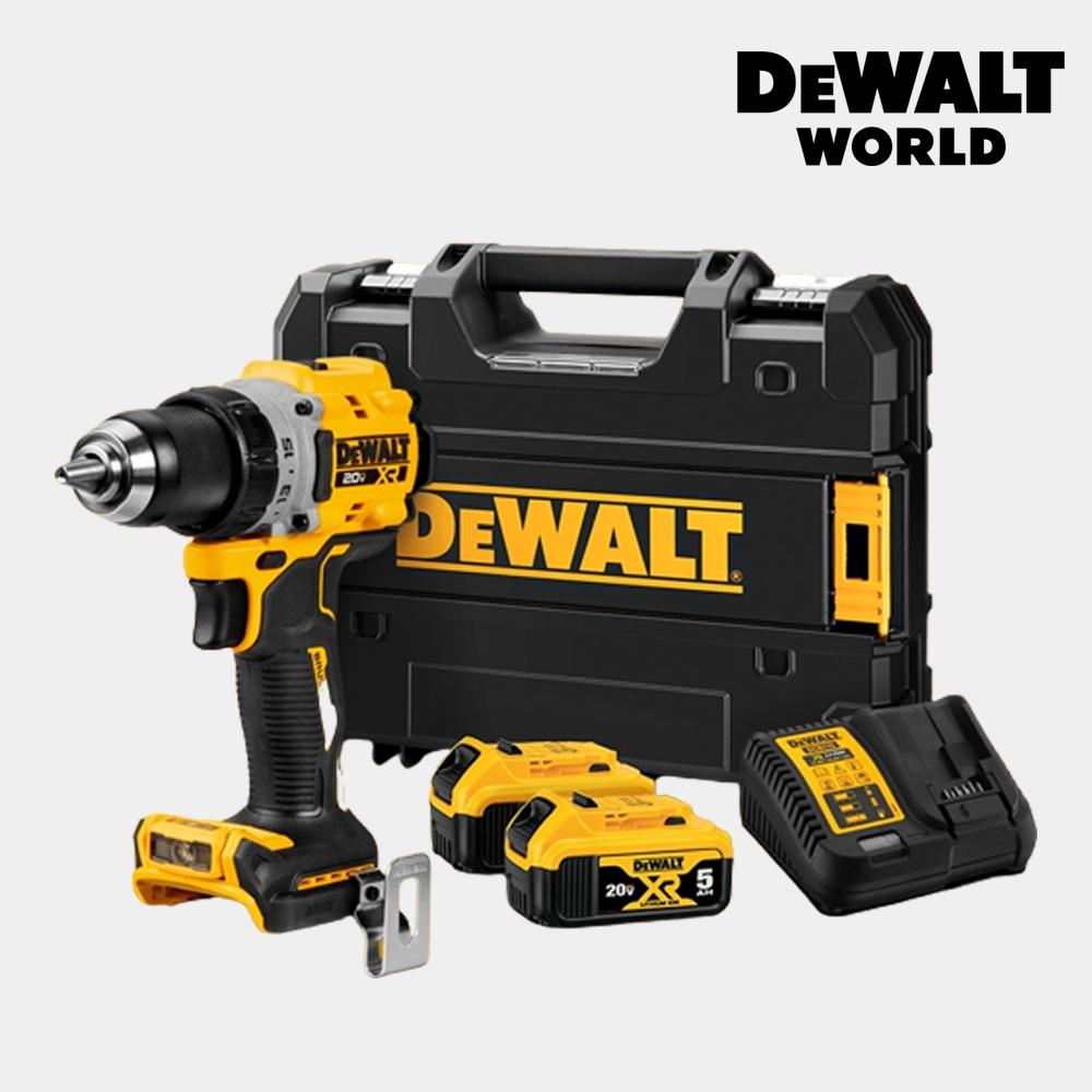 

Аккумуляторная дрель DeWalt DCD800P2T, 20 В, 5 А, комплект из 2 бесщеточных аккумуляторов