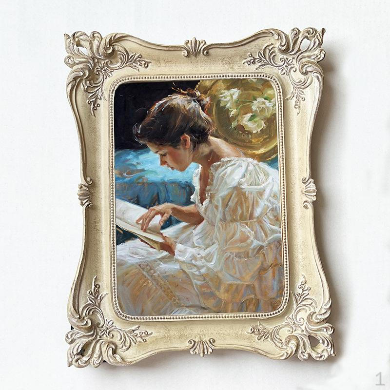 

French Photo Frame Picture Display Holder Stand Vintage Birthday Gift Decoration Tabletop