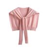 Women's Knit Shawl: Spring/Summer, Air-Conditioned Room Outerwear, Shoulder and Neck Cover, Versatile Design, Widened Scarf Shawl.