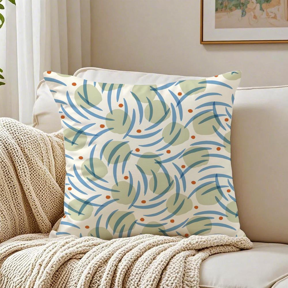 Modern Art AAriana Martin New British Pattern Cushion Cover Linen Pillowcase Soft for Sofa Bed Home Room Decor