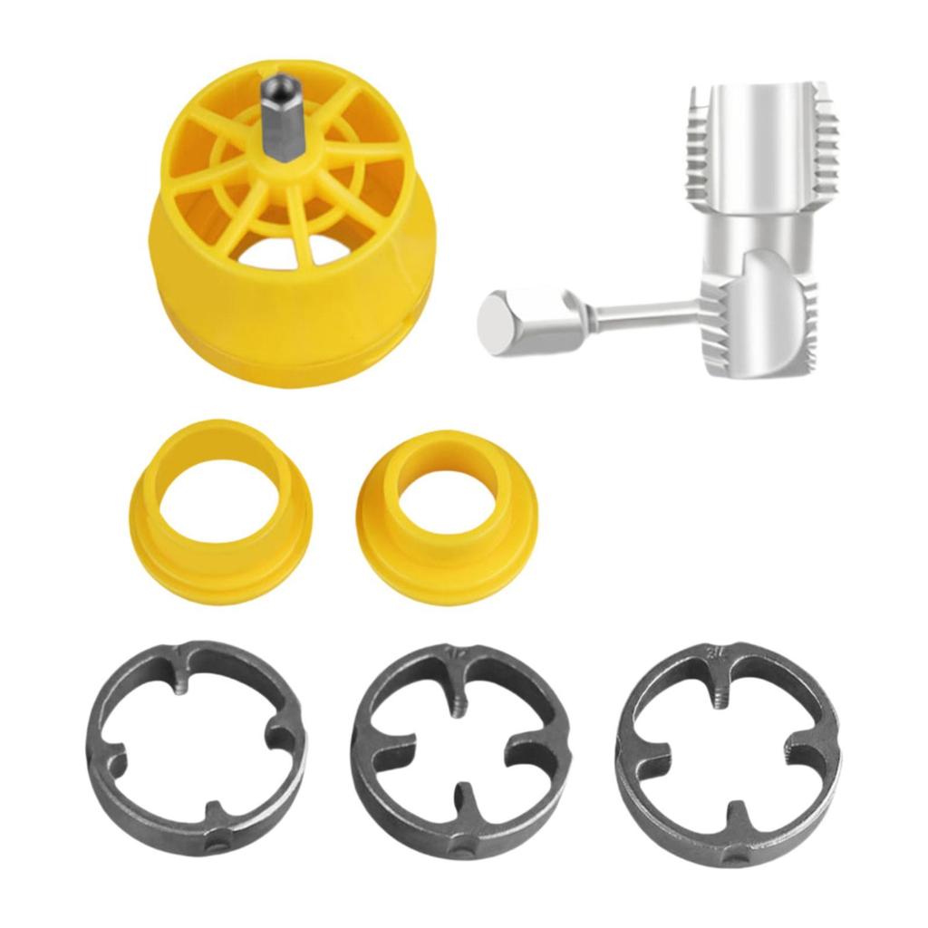 Water Pipe Inner Threading Tool Easy to Use Equipment Carbon Steel DIY Plumbing