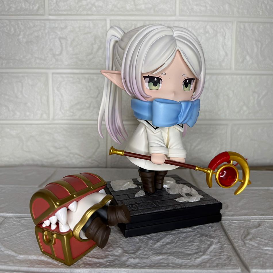 New Anime Frieren: Beyond Journey'S End Animation Peripheral Hand-Made Model Figure Funeral Lillian Kawaii Desk Decor Toy Gifts