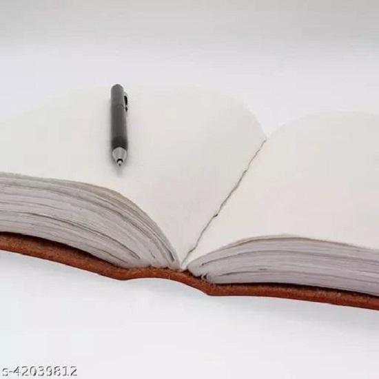 Handmade Leather Diary Embossed Antique Lock for Artist Sketchbook Size 7 * 5 Inch