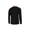 Adidas Casual Long Sleeve Polo Football Shirt Unisex Shirts Black HU0434