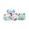 Plush Delightful Keychain Dolls Featuring Adorable Cartoon Frog Rabbit And Cat Designs