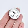 1pc 29mm Aluminum Car Multimedia Knob Badge Stickers for Mercedes Benz W124 W140 W163 W202 W203 W204 W205 CLA CLK CLS GLA GLC A