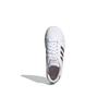adidas Neo GRAND COURT K Leather Breathable Low Top Skateboard Shoes White Brown Kids' EF0101