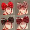 Christmas headband hair accessories holiday gift headband bow party dress up headband