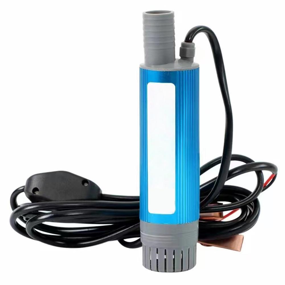 1pc Portable Diesel Water Transfer Pump Submersible Pump For Camping 12V/24V DC Motor 38mm Water Transfer Pump For Fishing