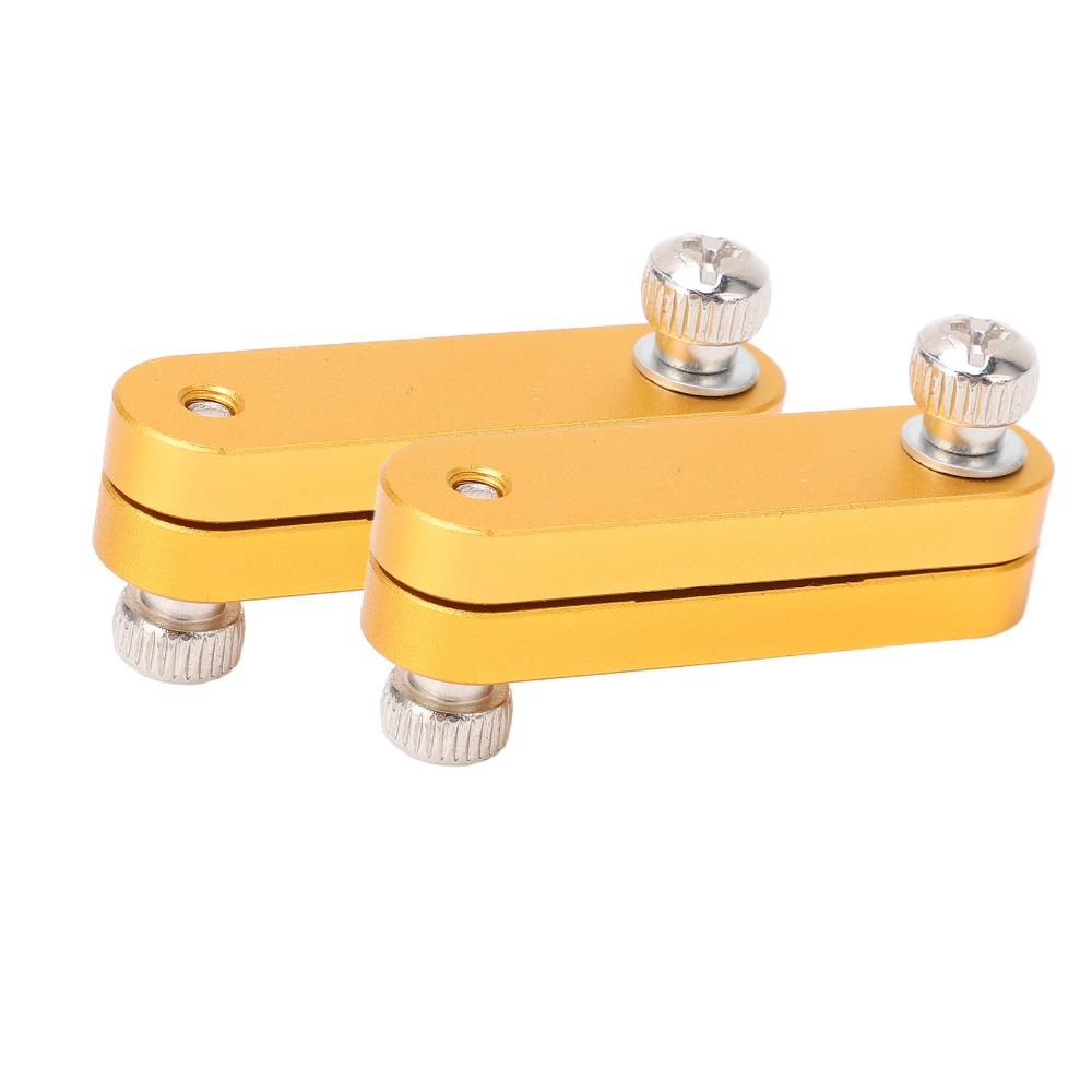 2 PCS Aluminum Alloy Ruler Limit Block Woodworking Marking and Measuring