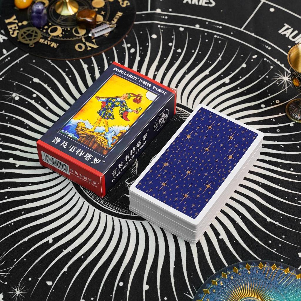 Witekin Gold Foil Tarot Cards: Complete Set for Beginners with Analysis