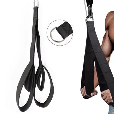 Anti-Slip Long Triceps Strap Cable Attachment Exercise Rope Arm Strength Rope Multi-Purpose Muscle Training Pull Down Rope