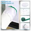 Window Air Conditioner Window Cloth Sealing with Window Frame and 90cm Seal, Plate, Waterproof, Insulated, Light-Transmitting, [Product]
