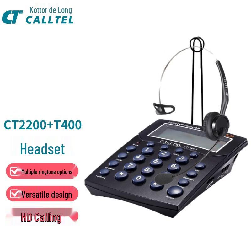 Kortel CT2200T+T400 Call Center Headset & Business Phone Set (CN version)