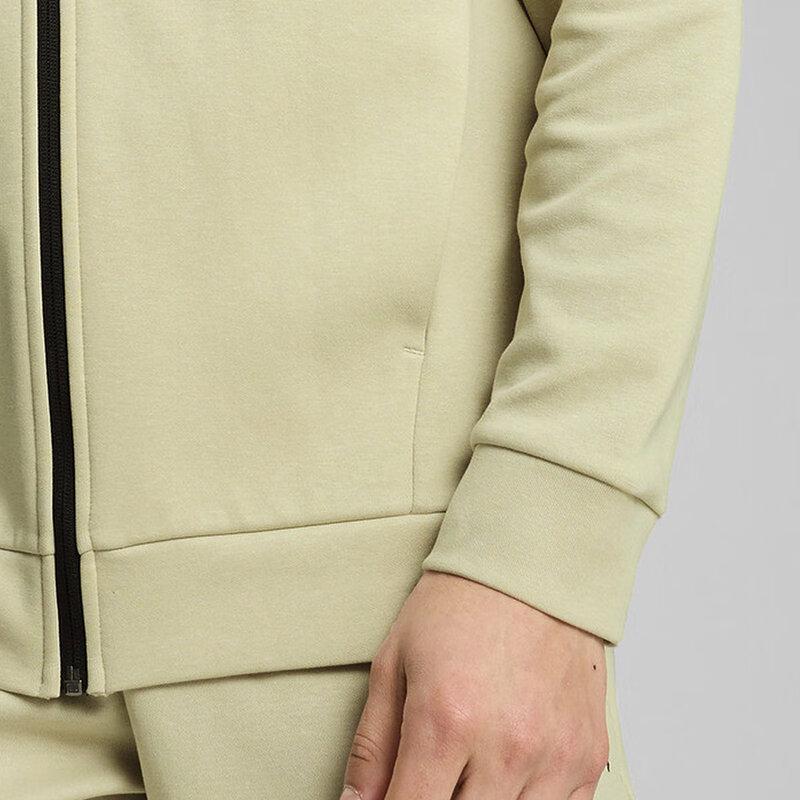 Puma Comfortable Hooded Zip Knit Jacket Men Jackets Gravel-Gray 684093-68