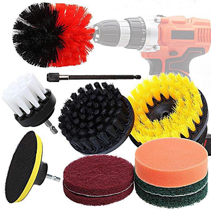 

Набор из 11 щеток для электродрели для чистки стен и пола, удаления пыли и полировки