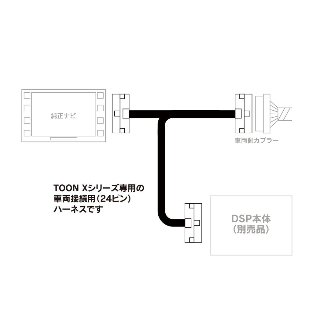 TOON X Series Exclusive Optional Parts TOON X Series Exclusive Optional Parts TOON X Cable Harness for Connecting To Vehicles Equipped with Honda