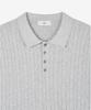Tienjiti W Cable Polo Washable Knit (Melange Gray) Tnsw6E206G2