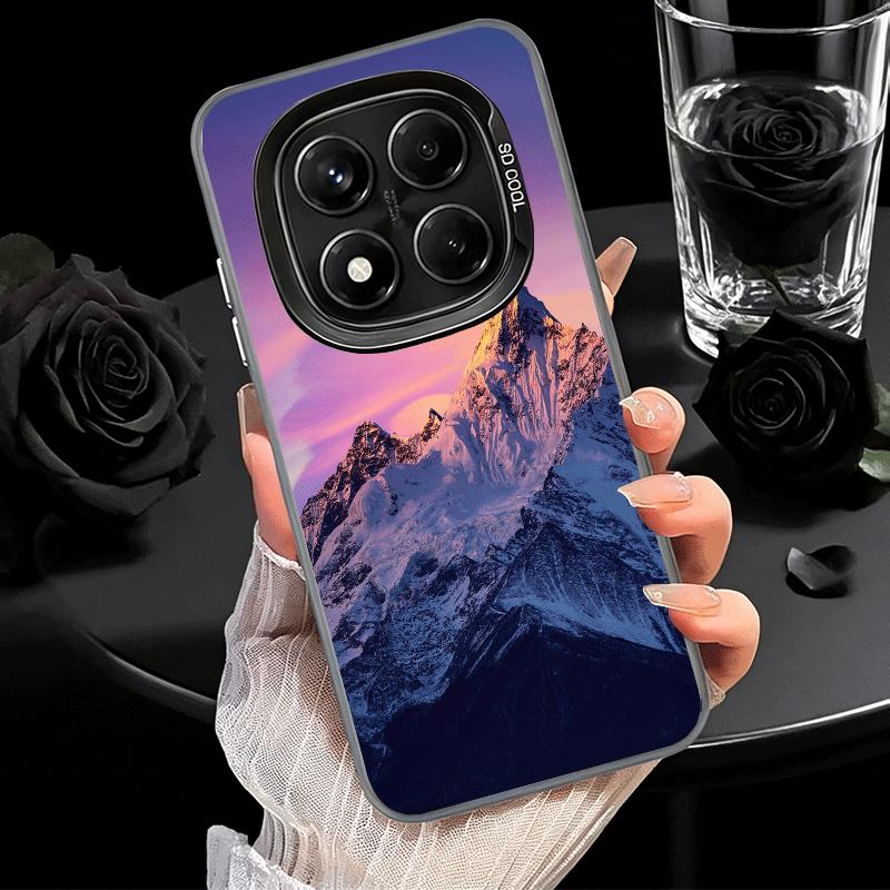 Mountain Peaks Landscape Soft Phone Case for Xiaomi Redmi Note 13 14 15 Pro Plus 12S 12 11S 11 11T 10S 10 Shockproof Cover Back