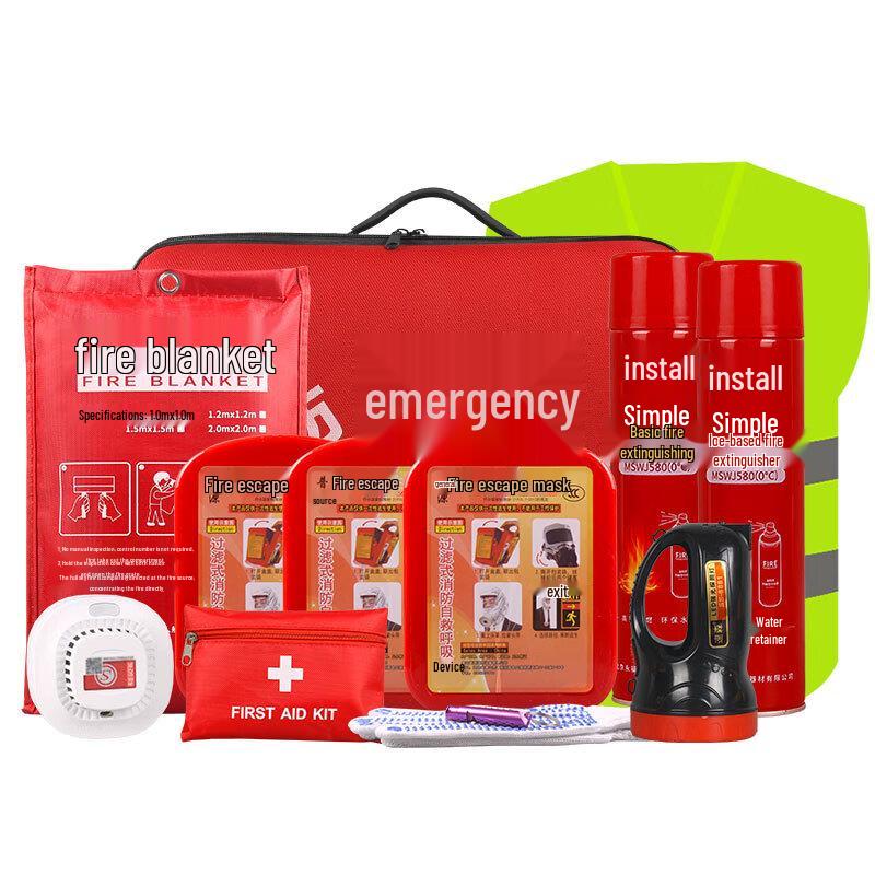 13-Piece Household Fire Emergency & Rescue Kit 1