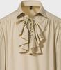 Camicia Pizzo Pirata Vittoriana Steampunk Retrò da Uomo