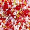 Acrylic Mixed Beads, Transparent Loose Beads DIY Beaded Pendant Jewelry Material