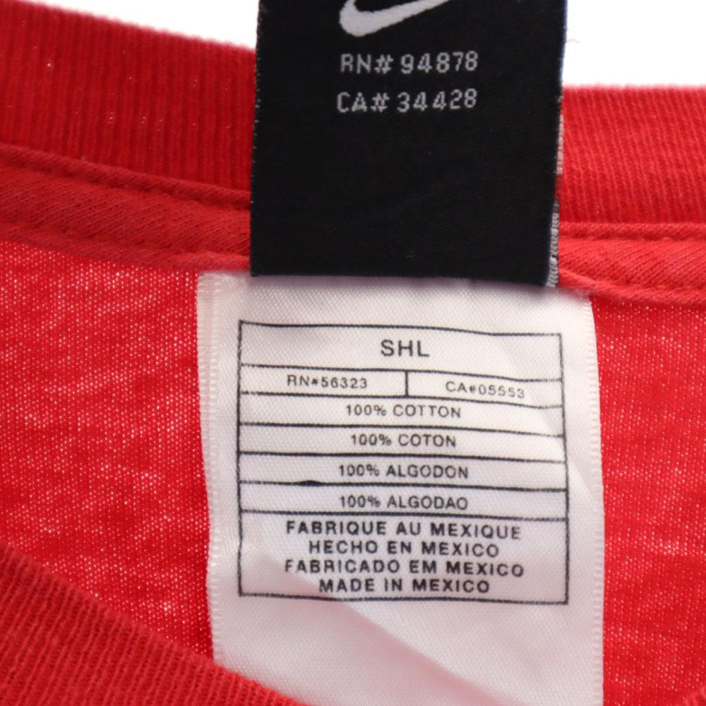 Nike 90er Backprint Langarm Team Tag T-Shirt Herren Gebraucht