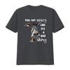 Funny Donkey Print T shirt Novelty You say crazy like its a vintage Washed Stylish homme Versatile Top For Everyday Wear