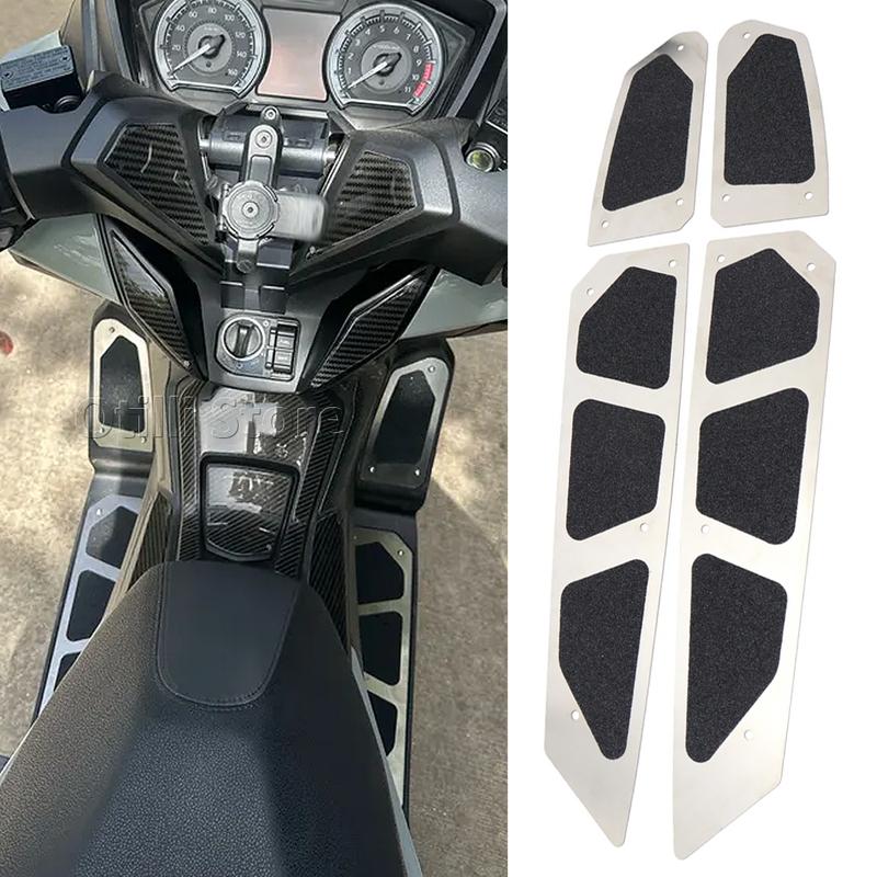 Motorcycle Stainless Steel Front Rear Footerst Footboard Step Foot Pegs Pedal For Honda Forza350 Nss350 Forza125 Forza 125 350