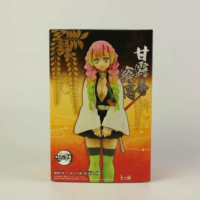 16cm Anime Demon Slayer Figure Demon Slayer Primary Color Kanroji Mitsuri Pvc Action Figure Collectible Model Toys Kid Gift