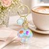 Ornaments Mushroom Keychain Colorful Bag Hanging Pendant Creative Mushroom Pendant  Backpack Charm
