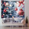 Festive Christmas Tapestry: Merry Christmas Party Banner & Backdrop Cloth Decoration