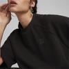 Puma T-shirt da Allenamento Casual a Manica Corta Raglan, Girocollo, Tinta Unita, Stile Americano, Top da Donna, Nero 624302-01