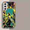 E-Edgerunners Cartoon C-Cyberpunk Phone Case For Samsung Galaxy S25 Edge S24 S23 FE S21 S20 S10 Plus S22 S26 Ultra Cover Clear C