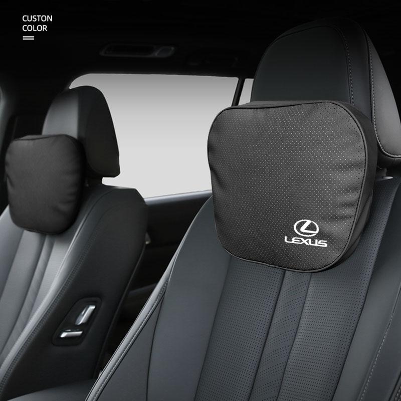 VLDPZ1 High Quality Car Neck Pillow Breathable Auto Logo Seat Headrest For Lexus F SPORT ES RX NX LS UX LM LX GX LC RZ IS CT GS RC HS S
