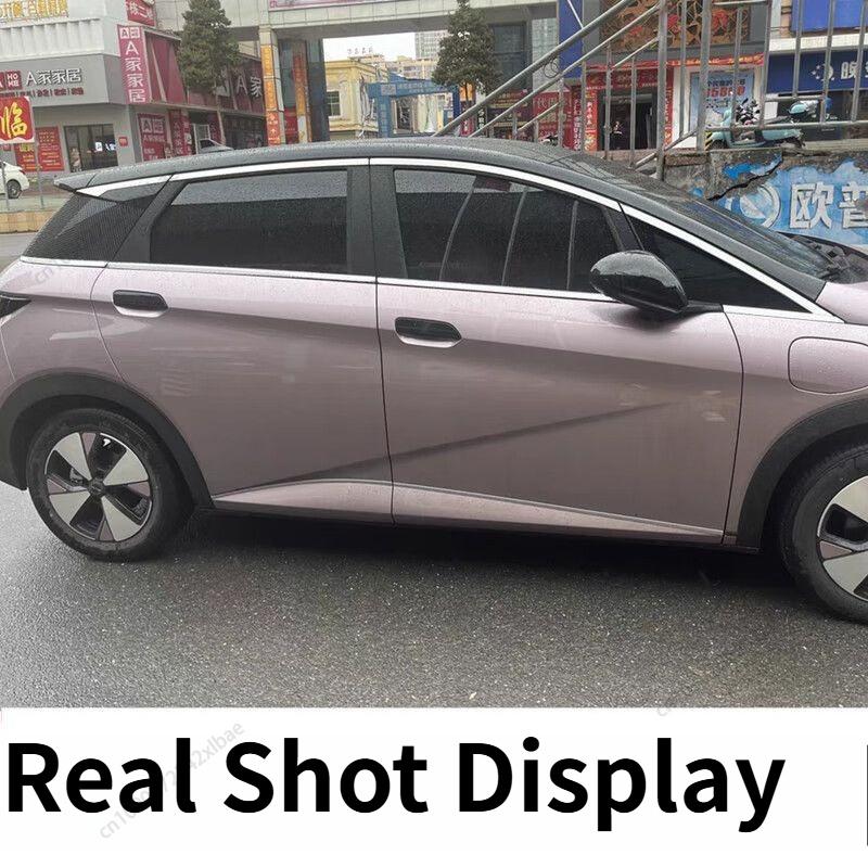 Fits BYD Dolphin 2023-2026, Stainless Steel Chrome Trim, Exterior Modification Window Decorative Strips Chromium Styling