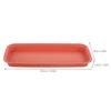 2Pcs Rectangular Plastic Plant Saucer Tray for Flower Pots Drip Proof Water Catcher Indoor Outdoor Gardening Accessory Drain