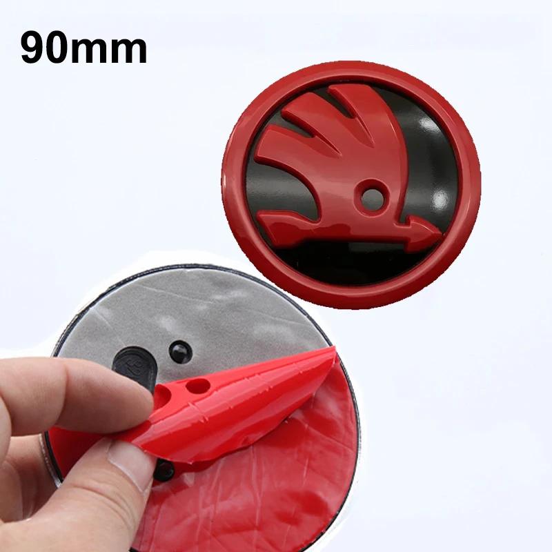 2025 Nová ABS Samolepka s logem předního zadního znaku pro SKODA Rapid Octavia Fabia Laura Superb Kodiaq Karoq Náhradní Acce