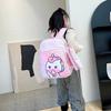 Adorable Children's Backpack For Girls With Cute Cartoon Bear Design Spacious And Lightweight Canvas Book Bag
