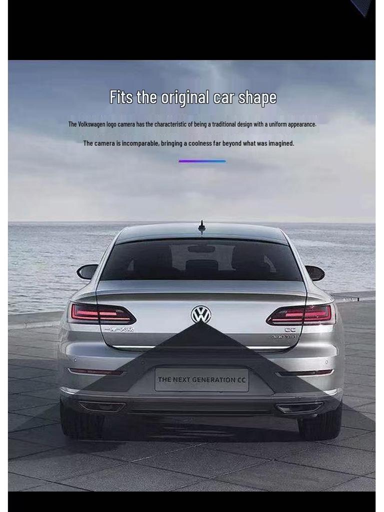 Підходить для камер заднього виду Volkswagen Golf Sportsvan, Magotan B8 та Lamando з оригінальним покриттям, що перекидається, для траєкторії.