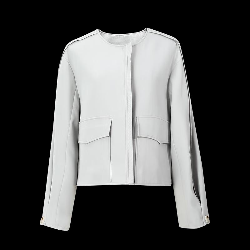 Tatux Women's Stylish Cropped Long-Sleeve Jacket