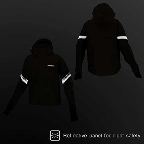 KOMINE Motorcycle RK-549 Blaster 3 Layer Rain Jacket 03-549 Men's Yellow XL