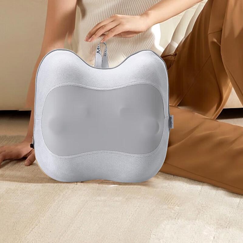 MISIDA Portable Shiatsu Lumbar & Neck Massager Cushion
